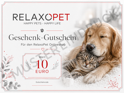 RelaxoPet-Geschenkgutschein